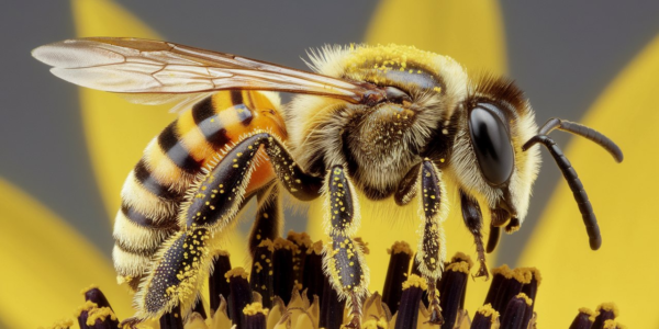 A Worker Bee has a Mass of 0.00011 .