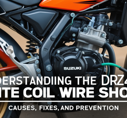 DRZ400 White Coil Wire Short