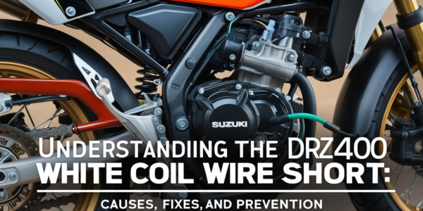 DRZ400 White Coil Wire Short