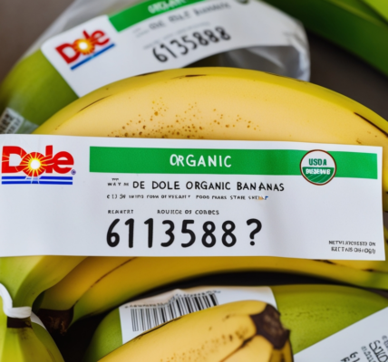 What Does 613588 Mean on Dole Organic Bananas