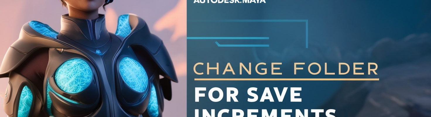 Maya How to Change Folder for Save Increments