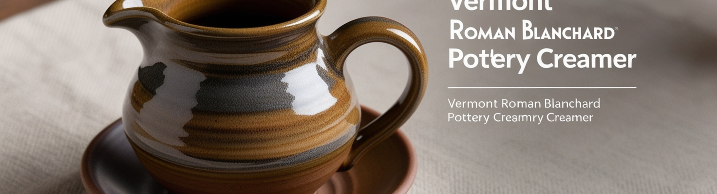 Vermont Roman Blanchardpottery Creamer